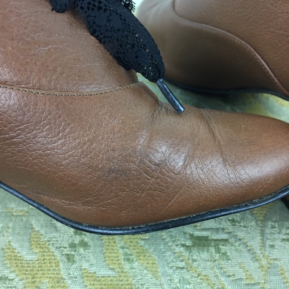 American Apparel  High Heel Bobby Leather Lace-Up - Picture 10 of 13